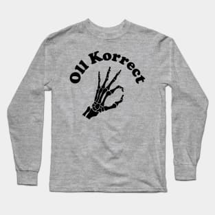 Oll Korrect black Long Sleeve T-Shirt